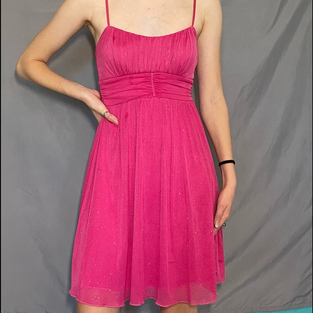 Pink sparky dress
